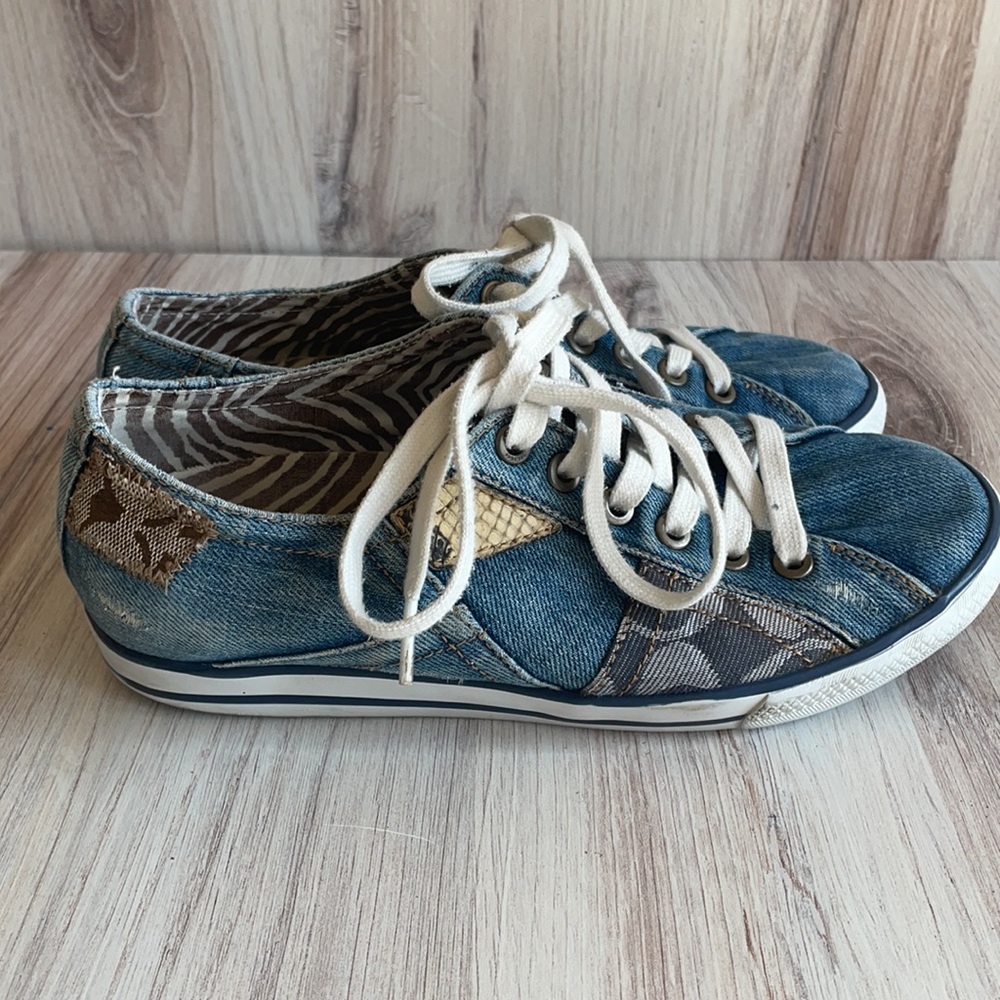 Coach Shoes, Coach Signature Shoes, Coach Logo Shoes, Coach Patchwork - Picture 2 of 10